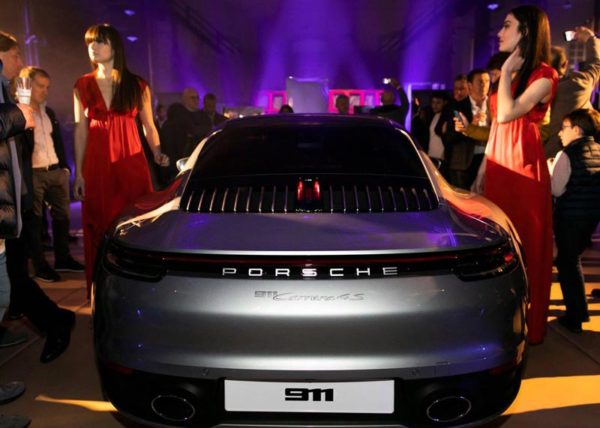 Inaugurazione del nuovo modello Porsche 911